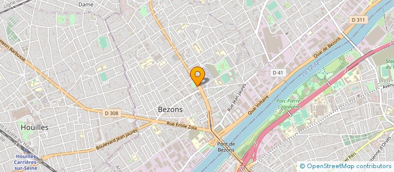 localisation de l'entreprise BEHLOUL & SETTA à BEZONS