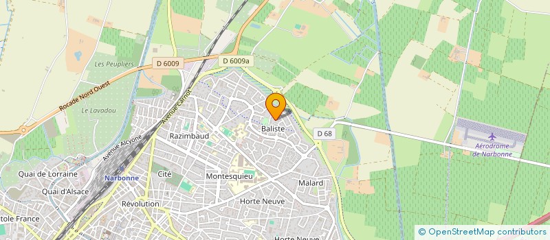 localisation de l'entreprise BEHOLDER.INVEST  NARBONNE