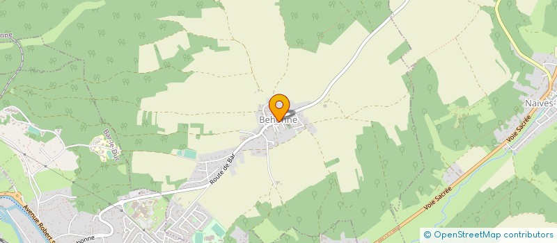 localisation de l'entreprise BEHONNE AU FIL DU TEMPS à BEHONNE