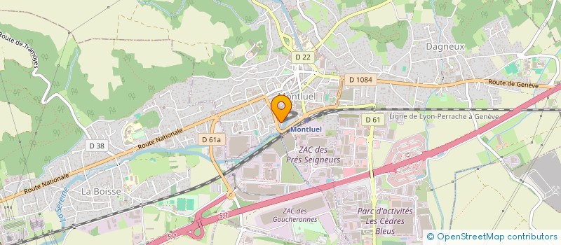 localisation de l'entreprise BEHREMADNAN à MONTLUEL