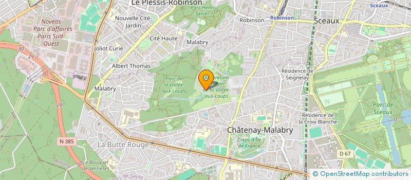 localisation de l'entreprise BEHUARD SCI  CHATENAY-MALABRY