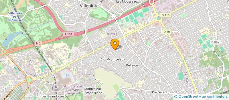 localisation de l'entreprise BEHZOUZ à VILLEPINTE