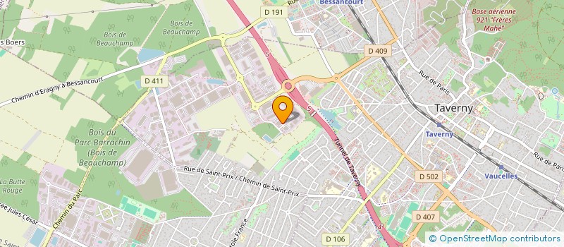 localisation de l'entreprise BEI TRADING à TAVERNY