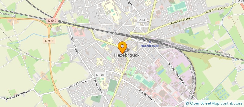 localisation de l'entreprise BEIA à HAZEBROUCK