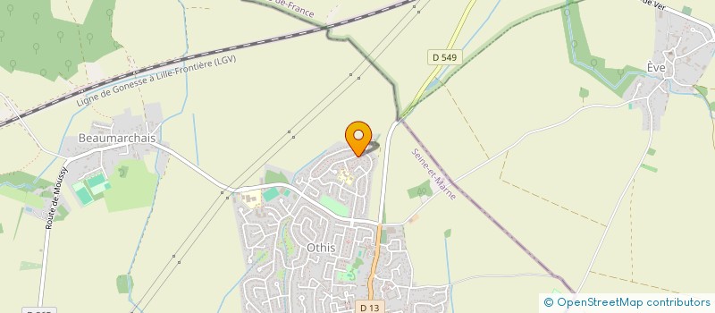 localisation de l'entreprise BEIC INTERNATIONAL  OTHIS