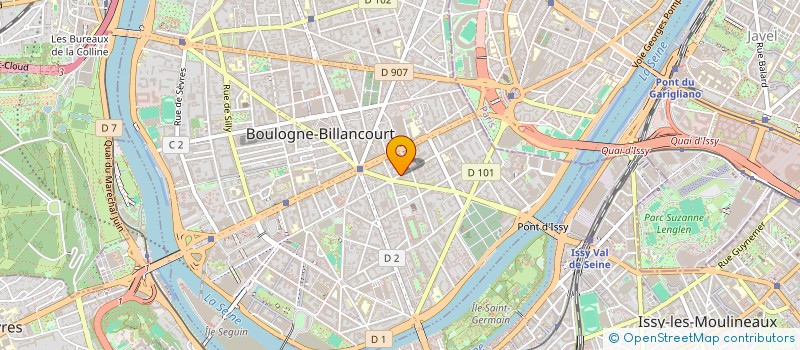 localisation de l'entreprise BEICIB  BOULOGNE-BILLANCOURT