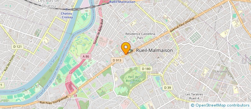 localisation de l'entreprise BEICIP-FRANLAB à RUEIL-MALMAISON