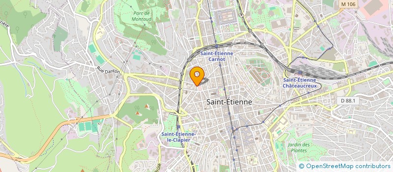 localisation de l'entreprise BEIGE HOSPITALITE à SAINT-ETIENNE
