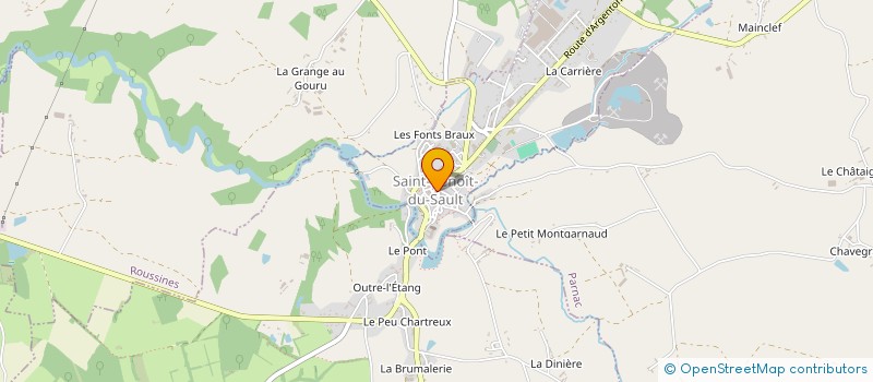 localisation de l'entreprise BEIGNEUX GISELE ET FRANCETTE à PARNAC