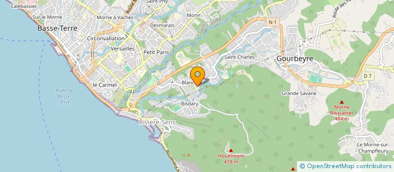 localisation de l'entreprise BEIJA FLOR  GOURBEYRE