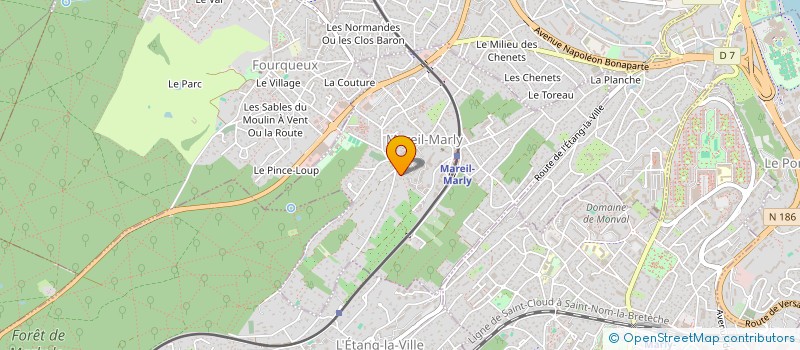 localisation de l'entreprise BEIJA FLOR CONSEIL  MAREIL-MARLY