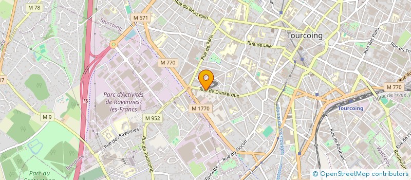 localisation de l'entreprise BEIJE AVENUE à TOURCOING