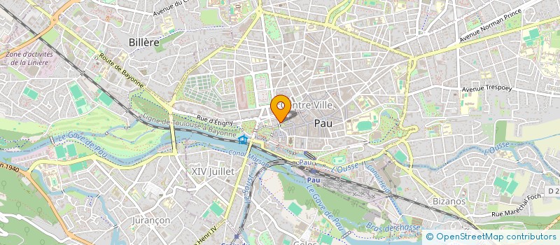 localisation de l'entreprise BEILLARD CHARLES PAR SOGEA à PAU