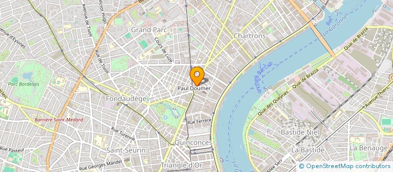 localisation de l'entreprise BEILLEVAIRE COURS PORTAL à BORDEAUX