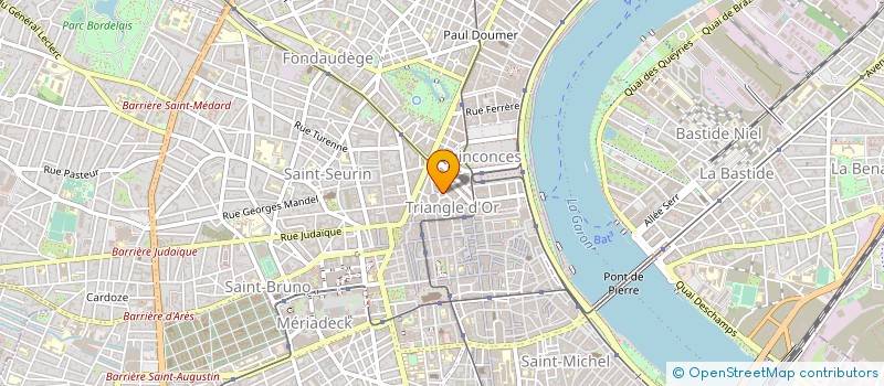 localisation de l'entreprise BEILLEVAIRE GRANDS HOMMES à BORDEAUX