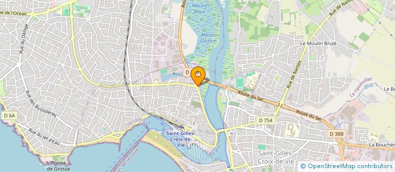 localisation de l'entreprise BEILLEVAIRE & VIE à SAINT-GILLES-CROIX-DE-VIE