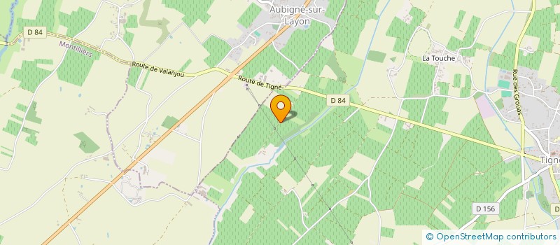 localisation de l'entreprise BEILLOUIN POUPARD à LYS-HAUT-LAYON