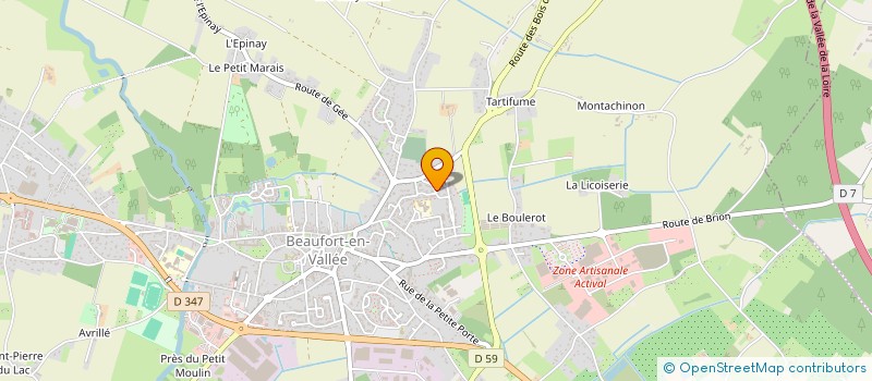 localisation de l'entreprise BEILSTEHO CONSEILS  BRISSAC LOIRE AUBANCE