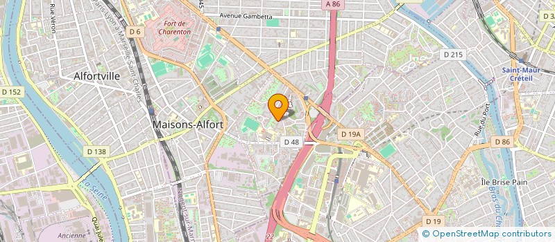 localisation de l'entreprise BEIMMO à MAISONS-ALFORT