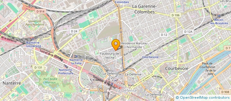 localisation de l'entreprise BEINAGILE à COURBEVOIE