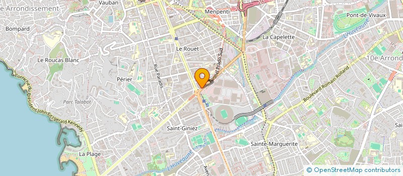localisation de l'entreprise BEINDUSTRIE à MARSEILLE