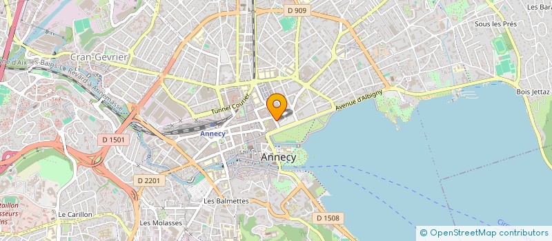 localisation de l'entreprise BEINLUX à ANNECY