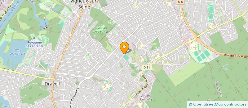 localisation de l'entreprise BEINSTORE à DRAVEIL