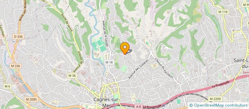 localisation de l'entreprise BEIRCO à CAGNES-SUR-MER