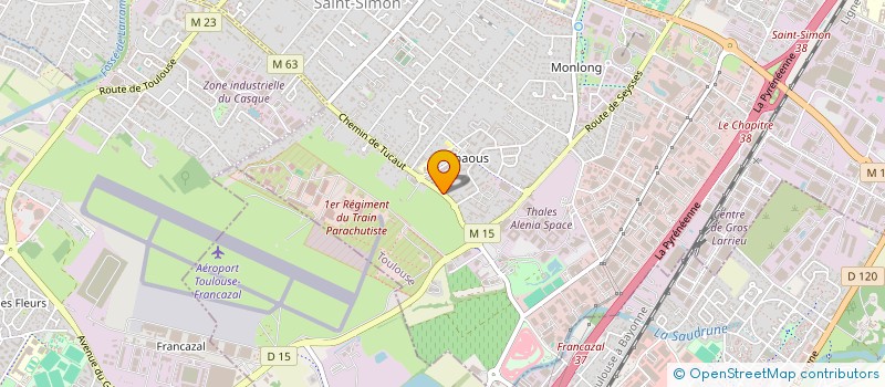 localisation de l'entreprise BEIS SPORT à TOULOUSE