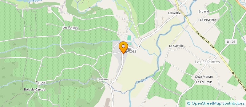 localisation de l'entreprise BEIS VOLAILLES à LOUPIAC-DE-LA-REOLE
