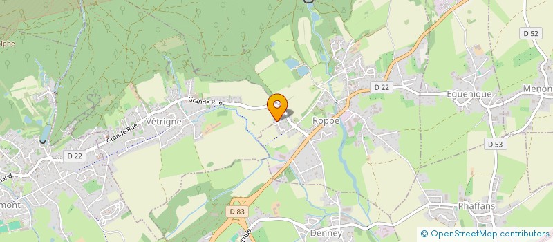 localisation de l'entreprise BEITH-FERRETTE à ROPPE