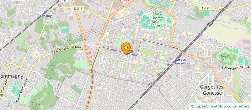 localisation de l'entreprise BEITH HABAD à SARCELLES