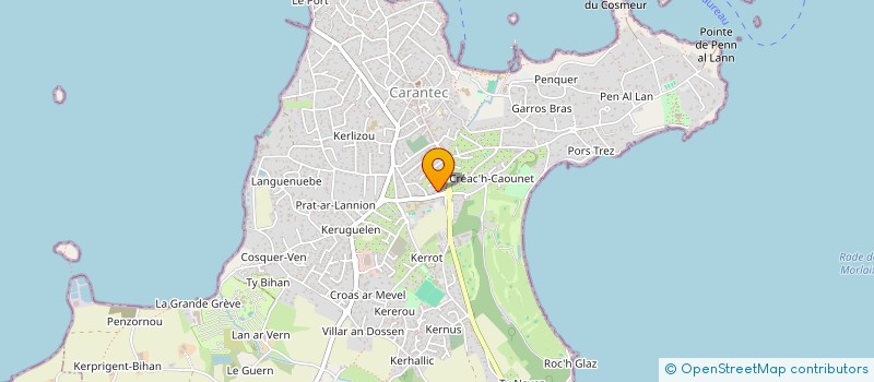 localisation de l'entreprise BEJ  CARANTEC