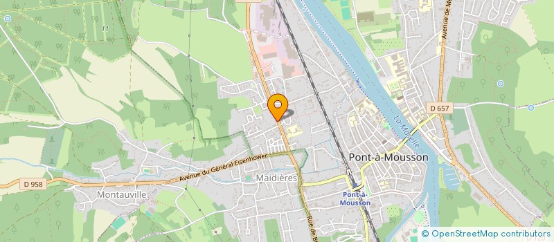 localisation de l'entreprise BEJ SOUTIEN SCOLAIRE  PONT-A-MOUSSON