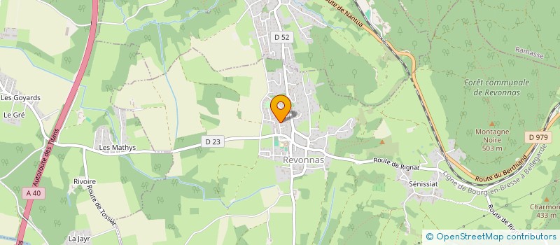 localisation de l'entreprise BEJA NICOLAS  REVONNAS