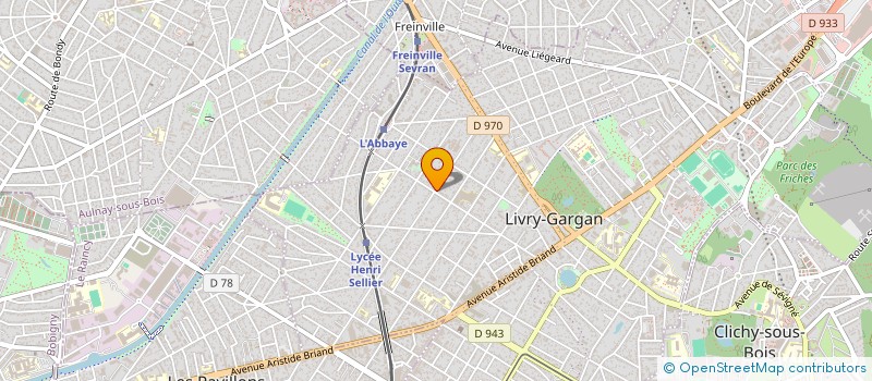 localisation de l'entreprise BEJAIA à LIVRY-GARGAN