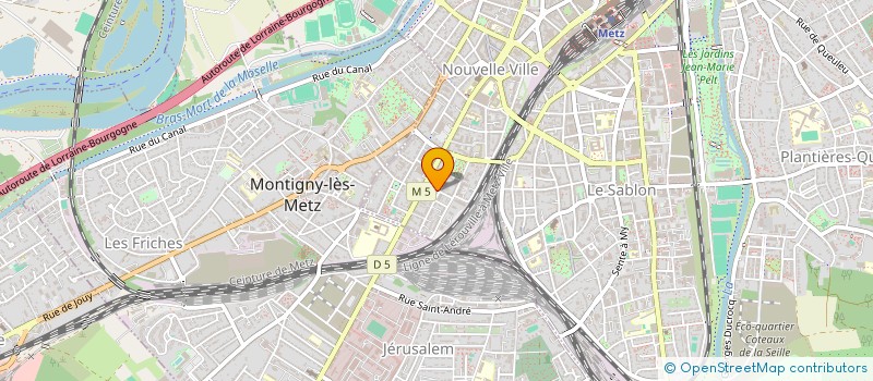 localisation de l'entreprise BEJATTES  METZ