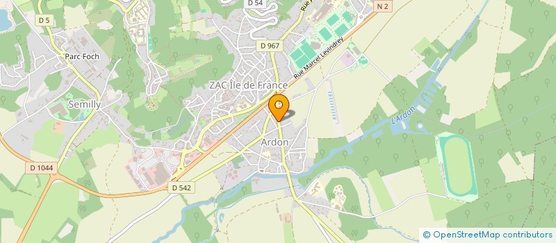 localisation de l'entreprise BEJE à LAON