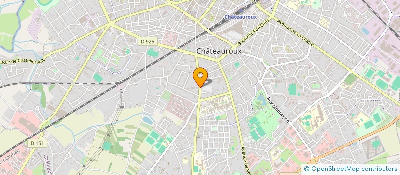 localisation de l'entreprise BEJEAUD INDUSTRIE SERVICE à CHATEAUROUX