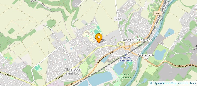 localisation de l'entreprise BEJET TRANSPORT  SAINT-LEU-D'ESSERENT