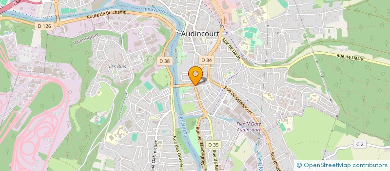 localisation de l'entreprise BEJISE  AUDINCOURT