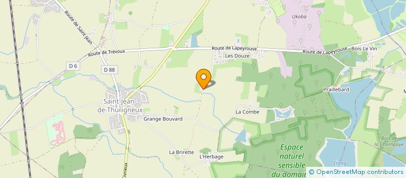 localisation de l'entreprise BEJO  SAINT-JEAN-DE-THURIGNEUX