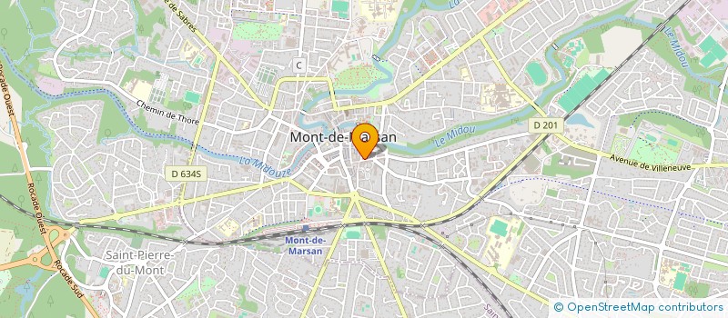 localisation de l'entreprise BEJU  MONT-DE-MARSAN