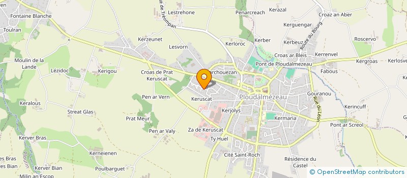 localisation de l'entreprise BEJUEL IMMOBILIER  PLOUDALMEZEAU