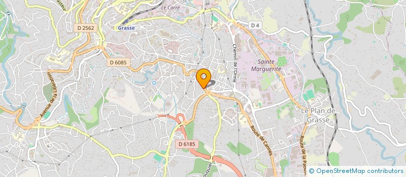 localisation de l'entreprise BEK à GRASSE
