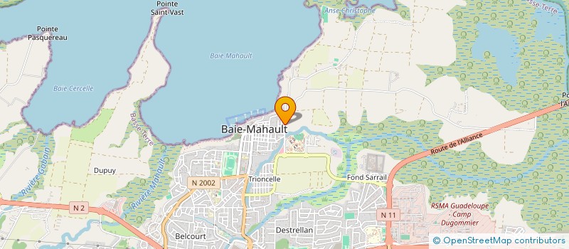 localisation de l'entreprise BEK AN FAL à BAIE-MAHAULT