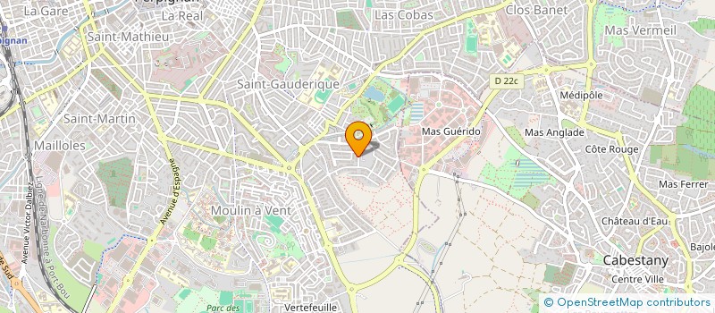 localisation de l'entreprise BEK'AS à PERPIGNAN