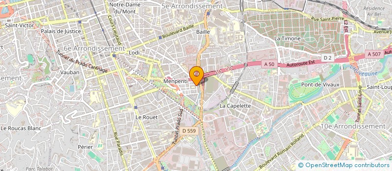 localisation de l'entreprise BEK DISTRIBUTION à MARSEILLE