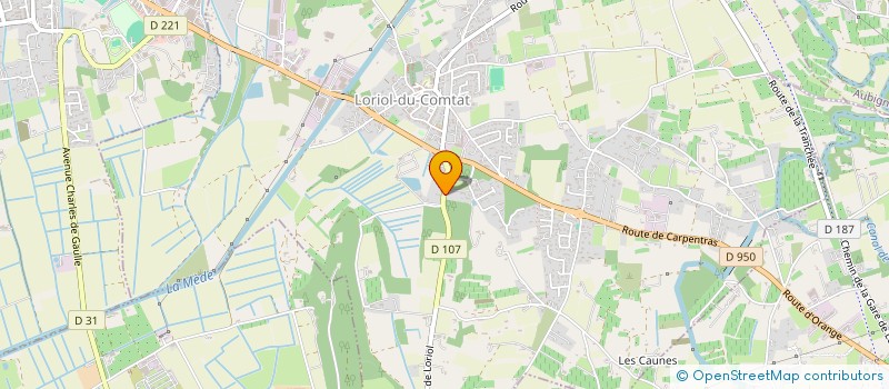 localisation de l'entreprise BEK EXPRESS  LORIOL-DU-COMTAT