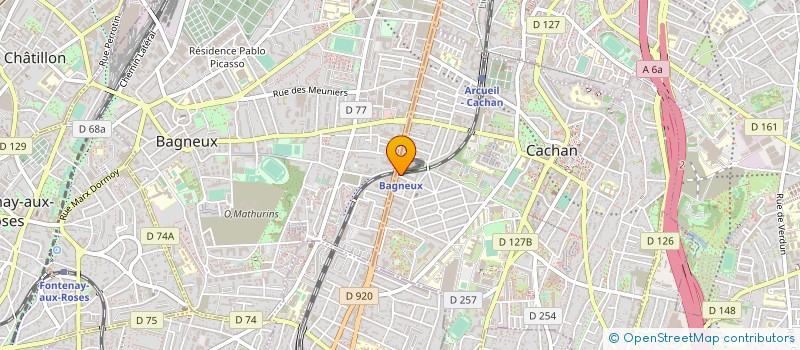 localisation de l'entreprise BEKA à CACHAN